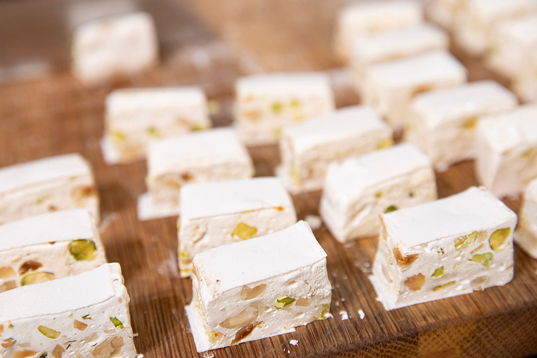 Almond & Pistachio Nougat Bites