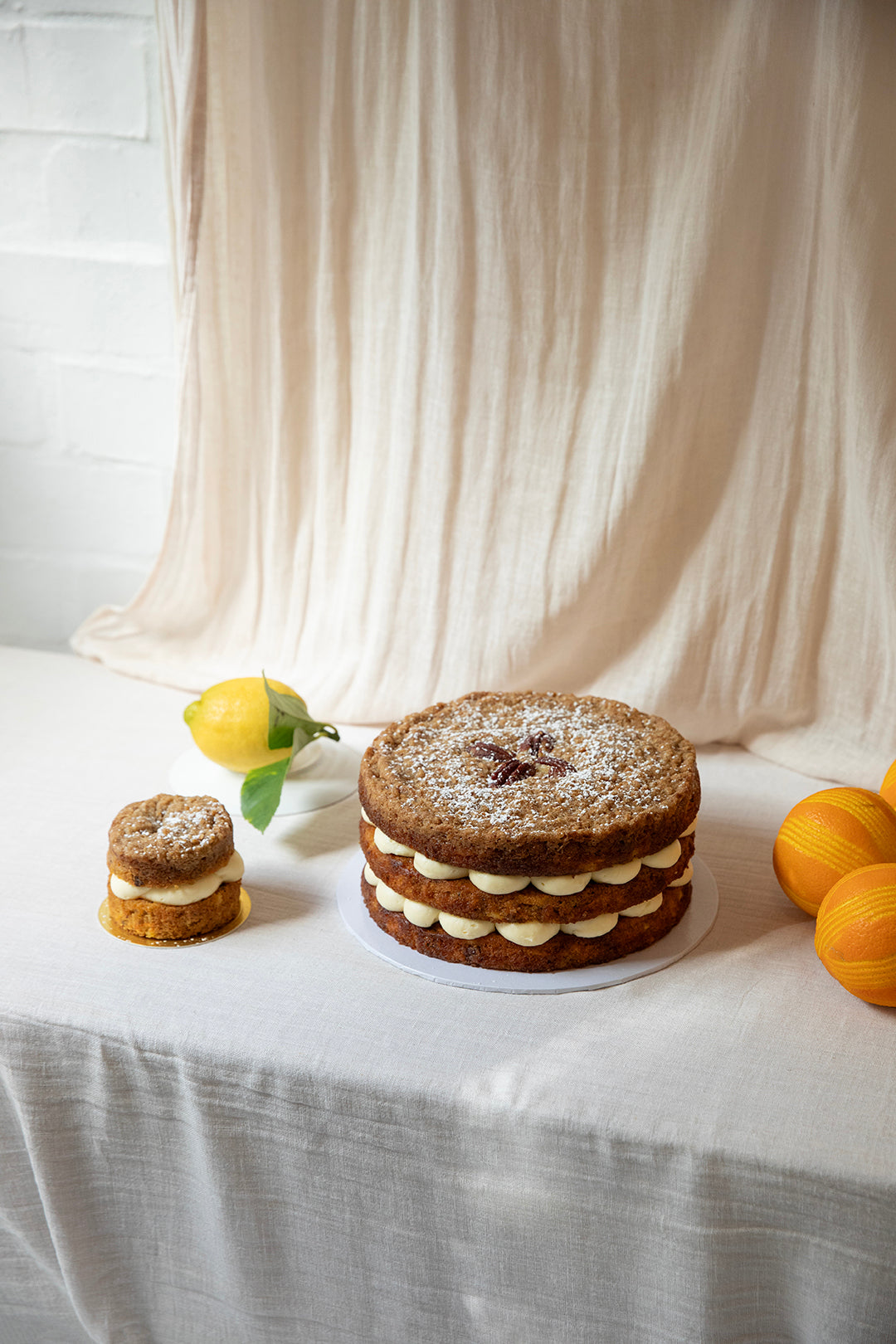 Pecan, Spelt, Pineapple & Carrot Cake