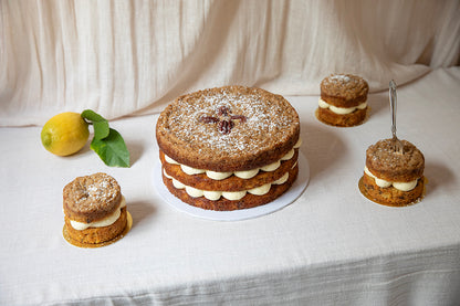 Pecan, Spelt, Pineapple & Carrot Cake
