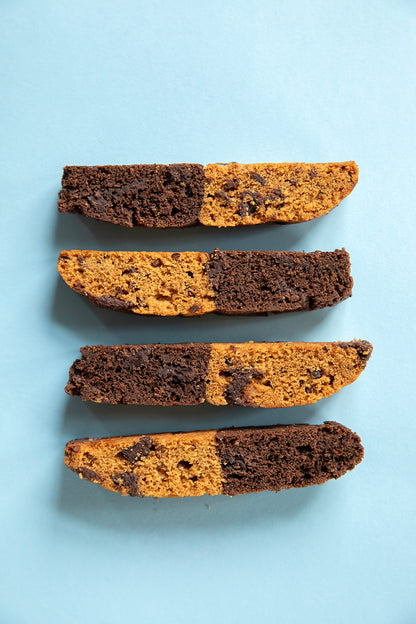 Triple Chocolate and Espresso Biscotti ~ Gift Tin