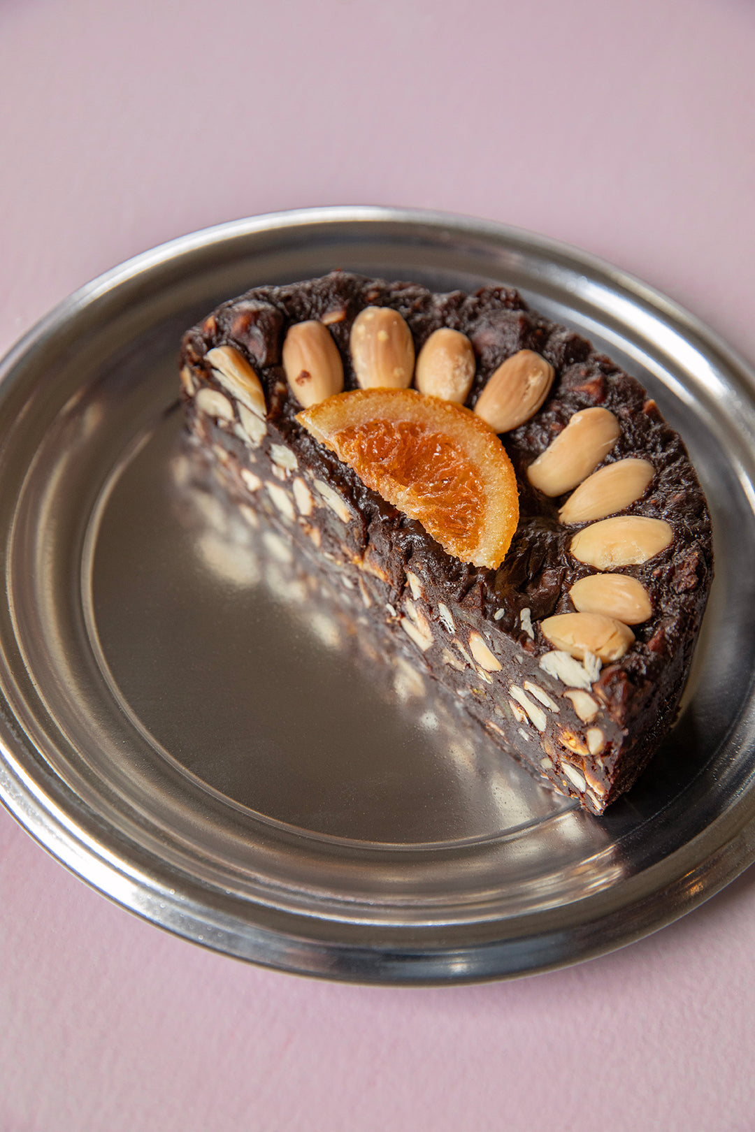 Candied Orange & Chocolate Panforte (wheel)