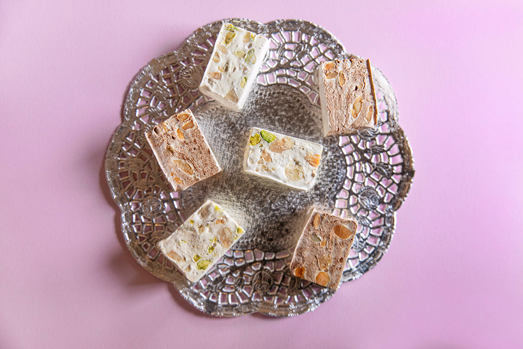 Chocolate & Macadamia Nougat Bites
