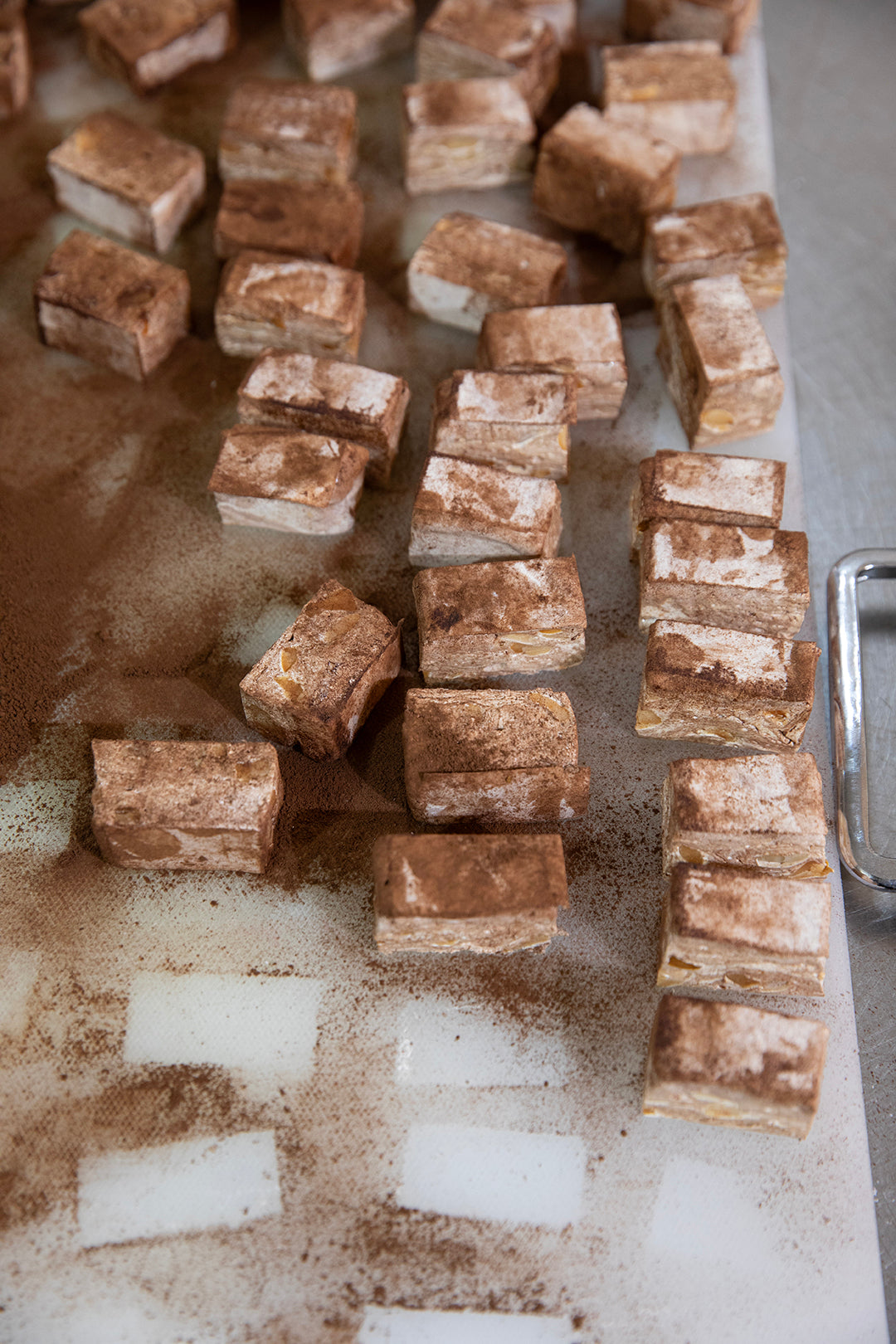 Chocolate & Macadamia Nougat Bites