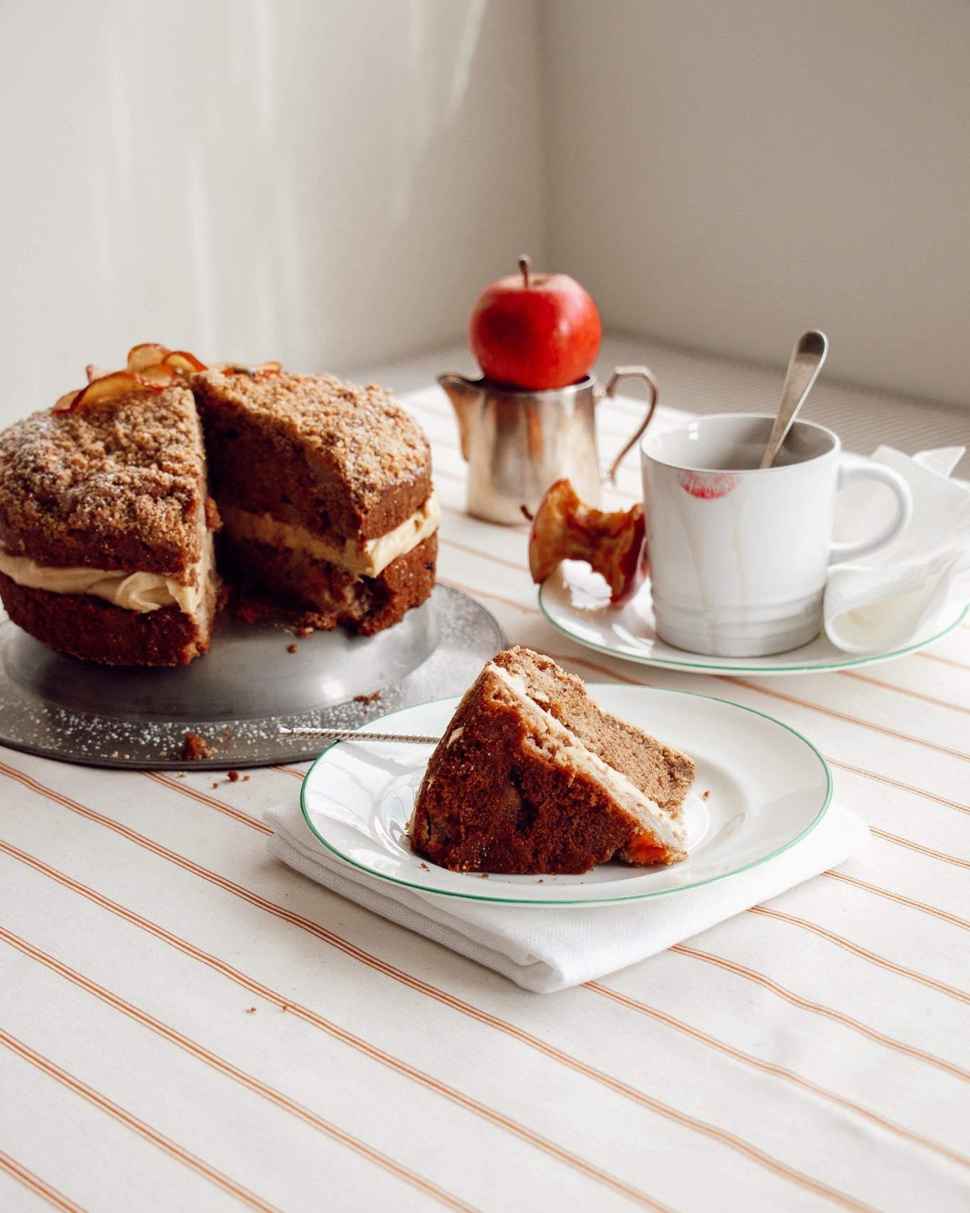 Apple, Olive Oil & Spelt Cake